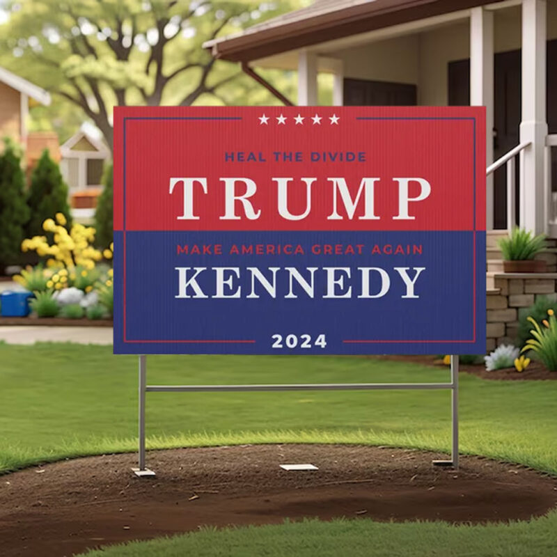 Heal The Divide Trump Kennedy Make America Great Again Yard Signs1