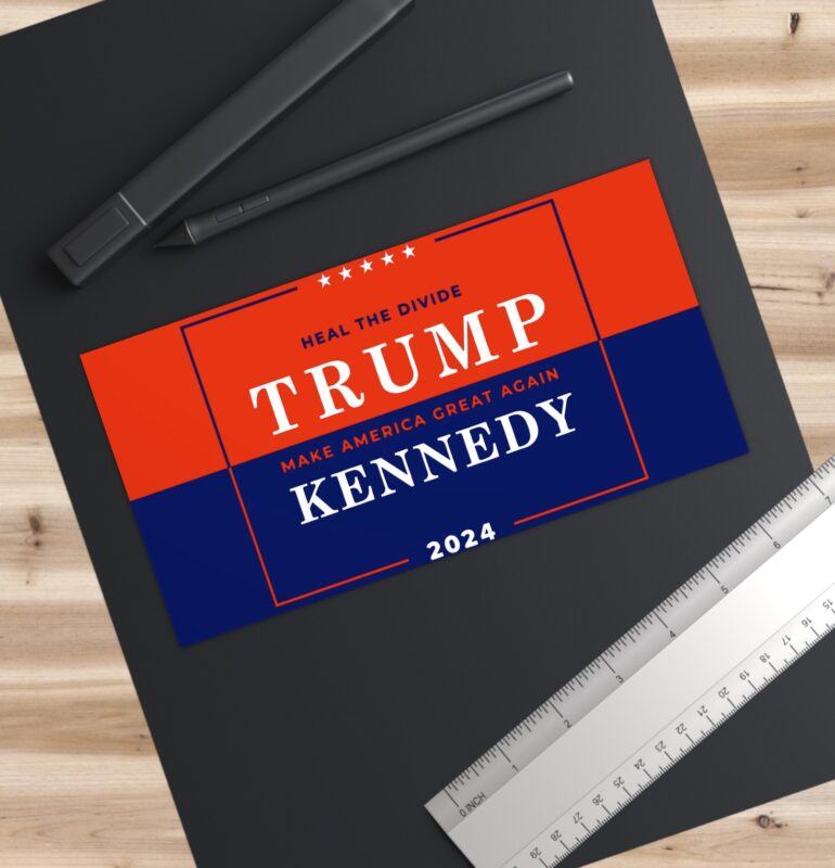 Heal the Divide Trump MAGA Kennedy Bumper Stickers US