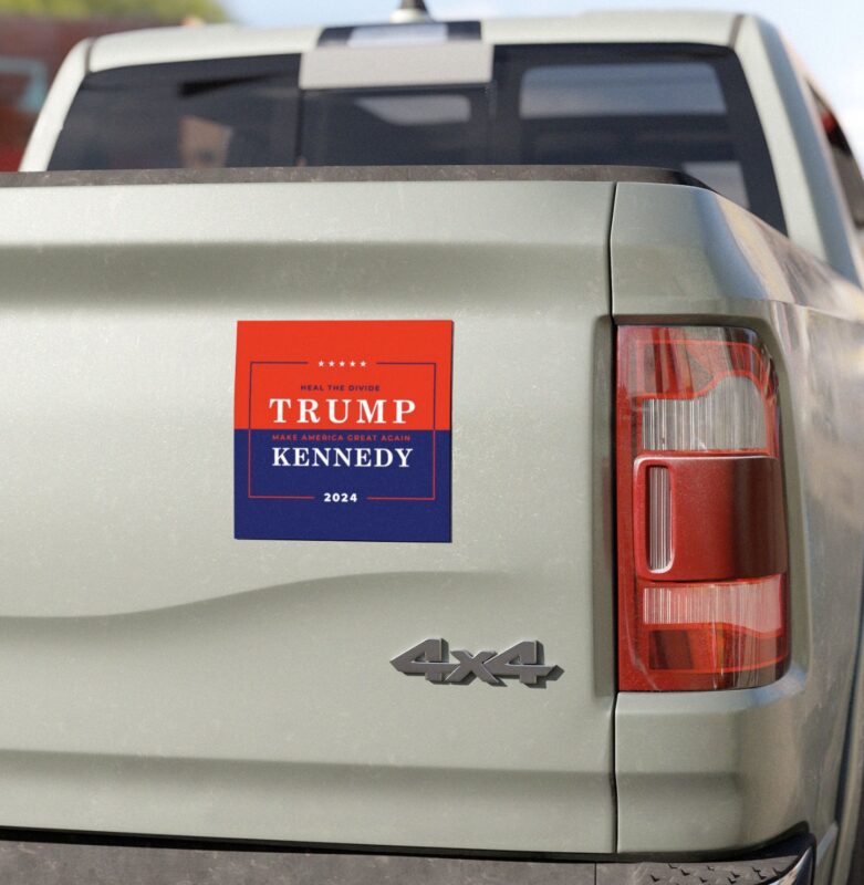 Heal the Divide Trump MAGA Kennedy Car Magnet