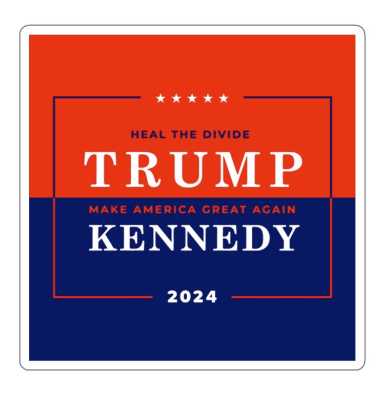 Heal the Divide Trump MAGA Kennedy Stickers