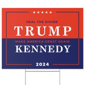 Heal the Divide Trump MAGA Kennedy Yard Signs