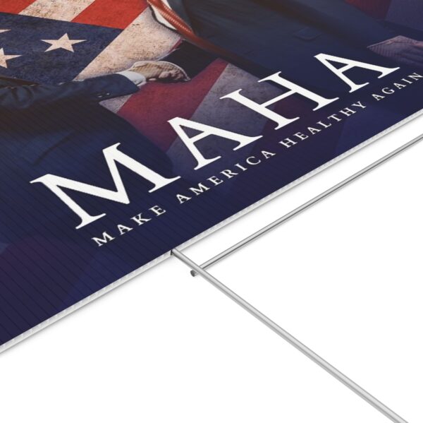 MAHA Make America Healthy Again Yard Sign US