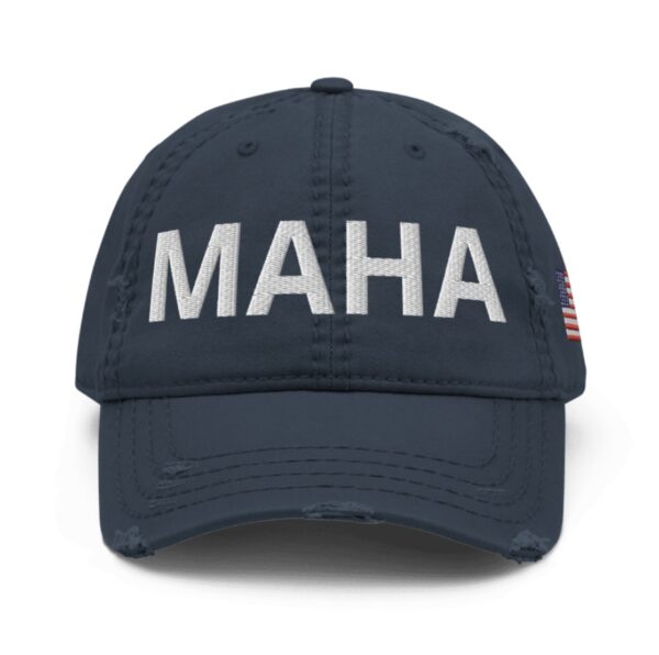 MAHA RFK Jr Distressed Dad Hat US