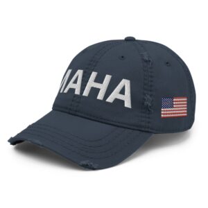 MAHA RFK Jr Distressed Dad Hats