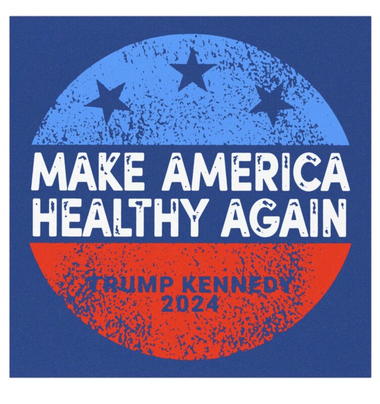 MAHA Trump Kennedy 2024 Car Magnets, Sticker