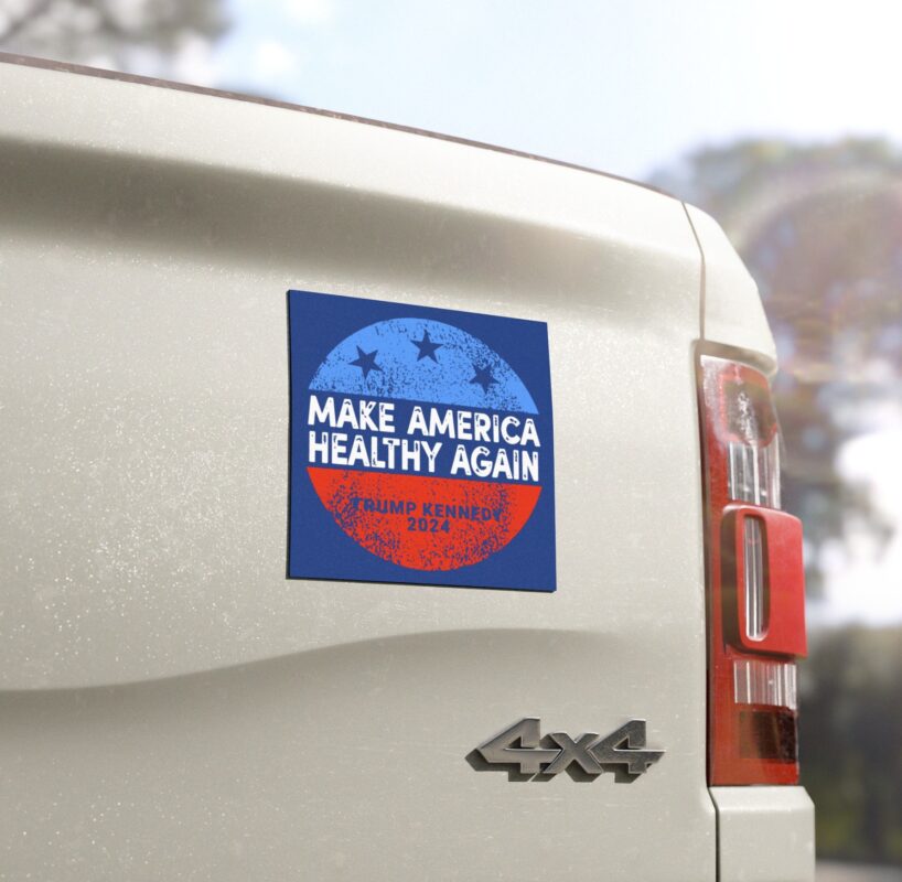 MAHA Trump Kennedy 2024 Car Magnets, Sticker US