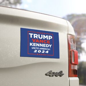 TRUMP VANCE KENNEDY Unite America 2024 Car Magnets, Sticker US