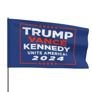 TRUMP VANCE KENNEDY Unite America 2024 Flags