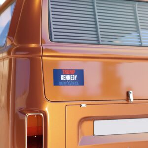 Trump Kennedy Unite America Bumper Sticker