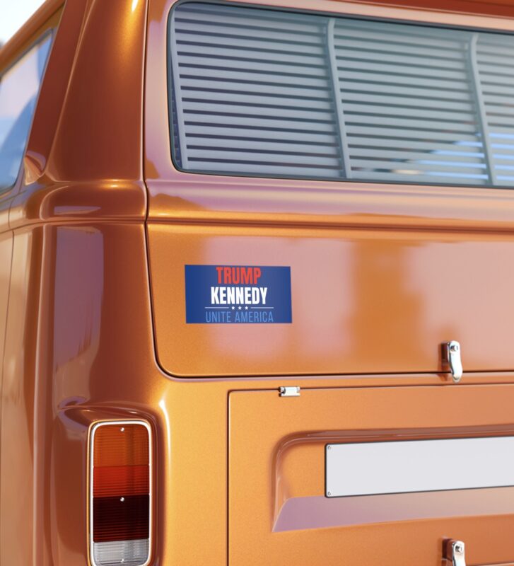 Trump Kennedy Unite America Bumper Sticker