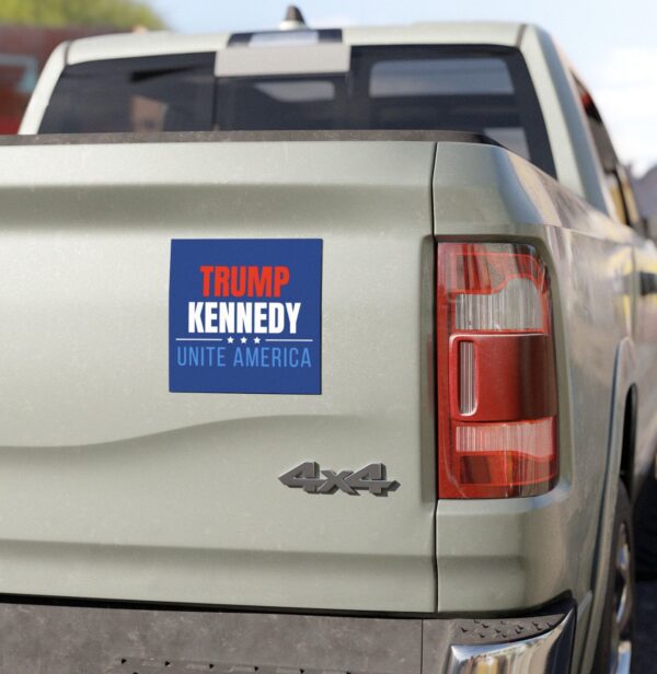 Trump Kennedy Unite America Car Magnet