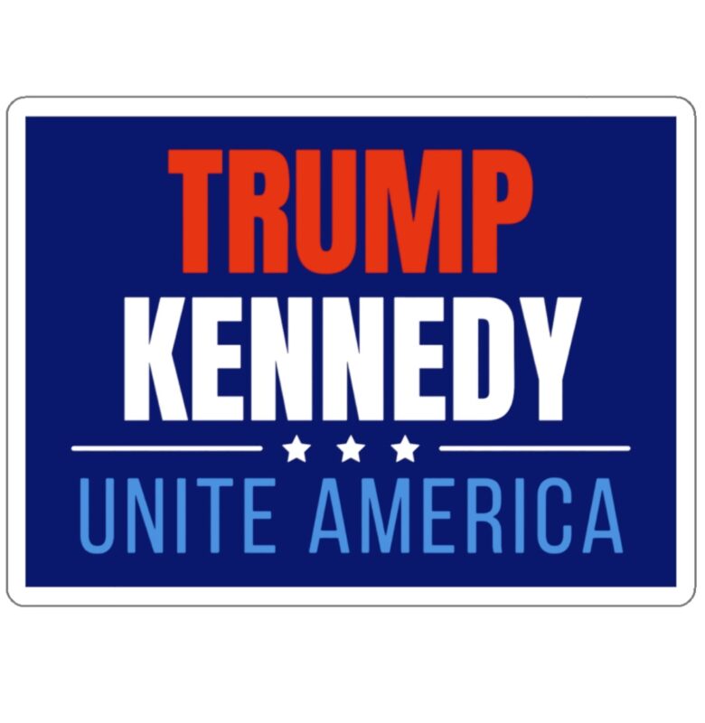 Trump Kennedy Unite America Stickers