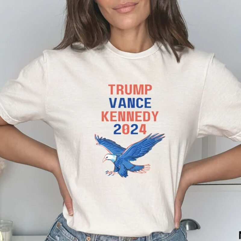 Trump Kennedy Vance T-Shirt, Donald Trump TShirt, Trump Vance 2024 Shirt, RFK Trump JD Vance Tee3