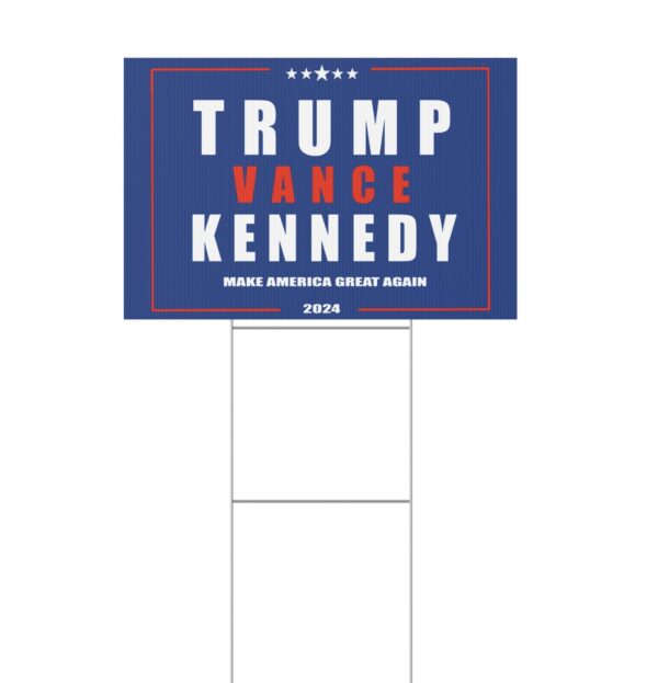 Trump Kennedy Yard Sign US