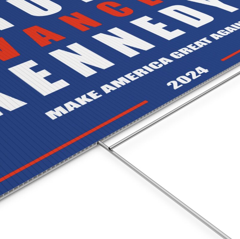 Trump Kennedy Yard Sign USA