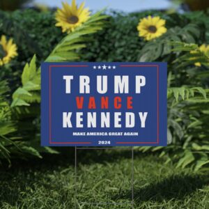 Trump Kennedy Yard Signs USA