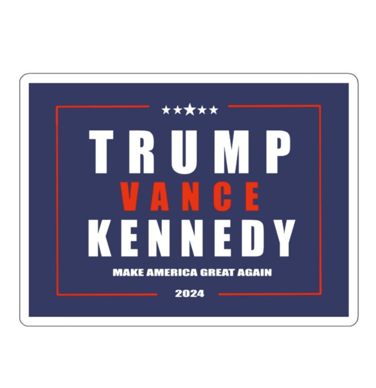 Trump Vance Kennedy 2024 Stickers