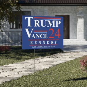 Trump Vance Kennedy 24 MAHA Yard Sign USA