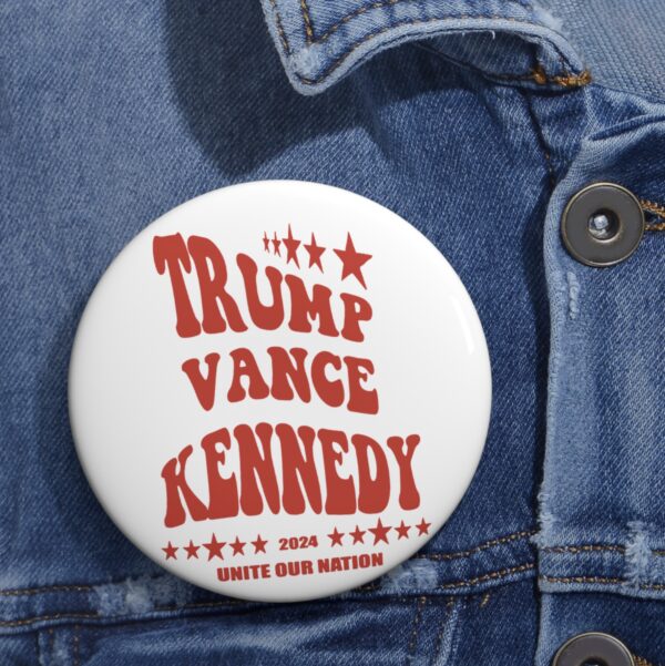 Trump Vance Kennedy Buttons, Vote For Trump Kennedy, RFK For PresidentA