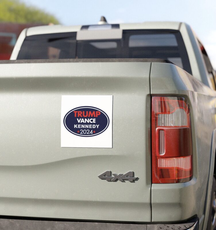 Trump Vance Kennedy Car Magnet