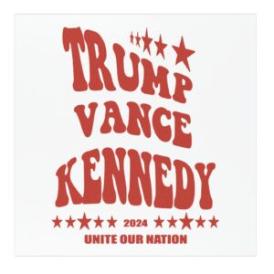 Trump Vance Kennedy Car Magnet, Sticker, Vote For Trump Kennedy, RFK For President