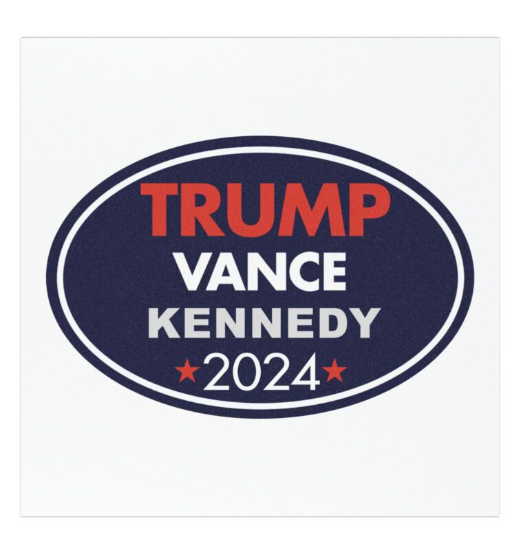 Trump Vance Kennedy Car Magnets