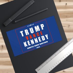 Trump Vance Kennedy Unite Our Nnation Trump 2024 Bumper Stickers US