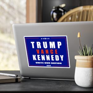 Trump Vance Kennedy Unite Our Nnation Trump 2024 Kiss-Cut Vinyl Decals US