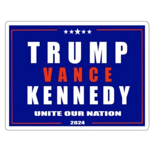 Trump Vance Kennedy Unite Our Nnation Trump 2024 Stickers