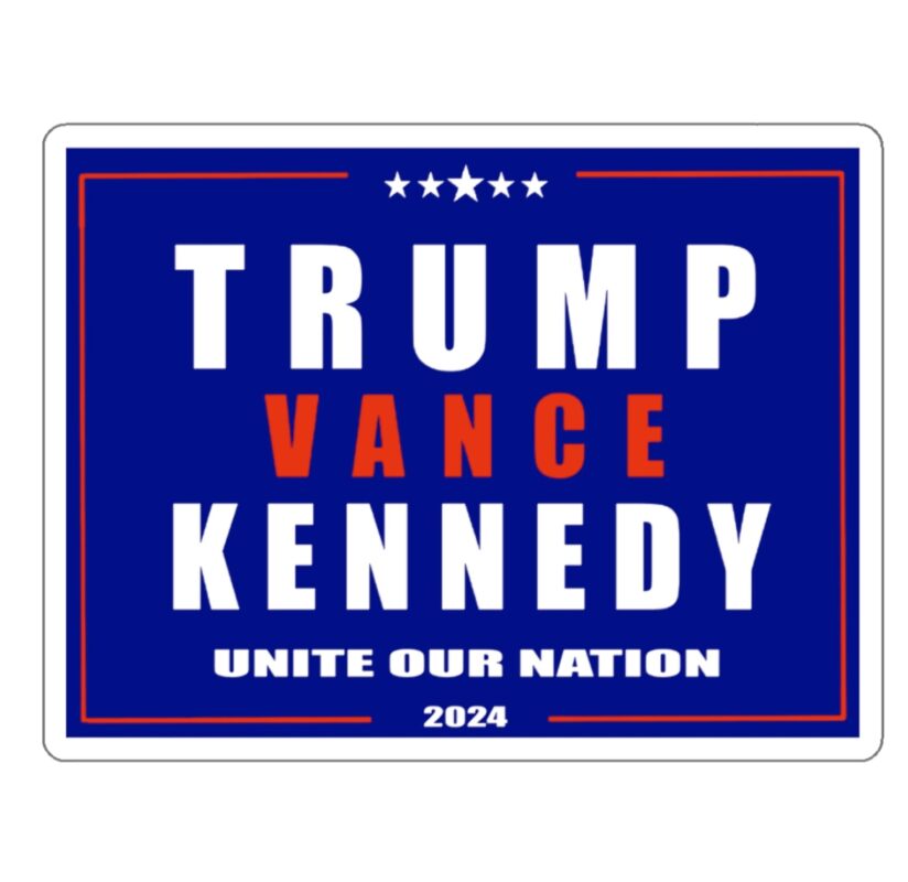 Trump Vance Kennedy Unite Our Nnation Trump 2024 Stickers