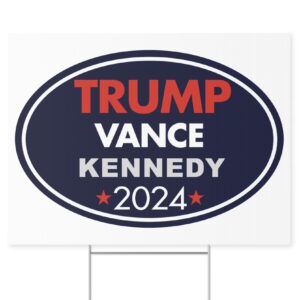 Trump Vance Kennedy Yard Signs