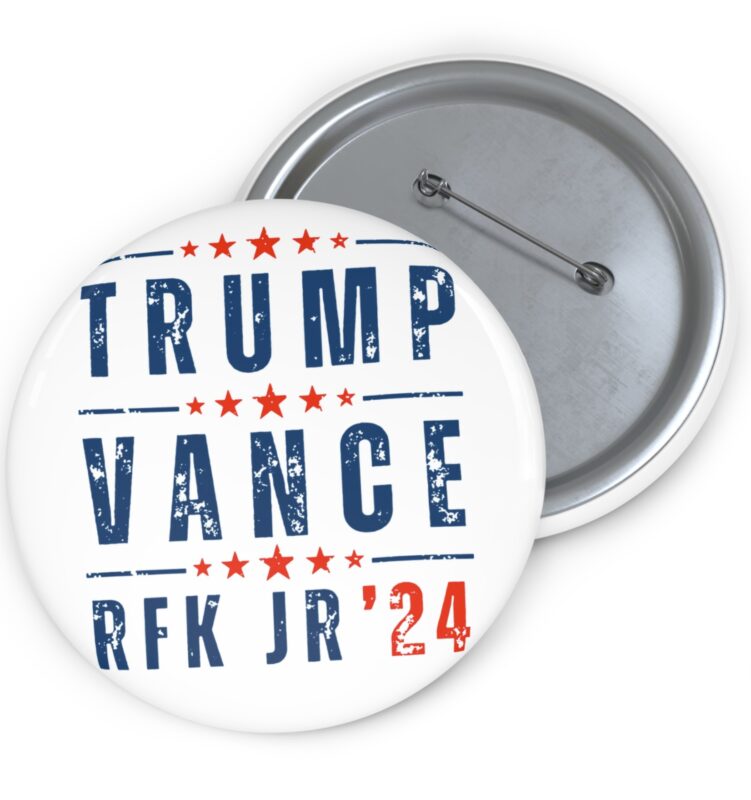 Trump Vance RFK Jr 2024 Buttons