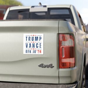 Trump Vance RFK Jr 2024 Car Magnet