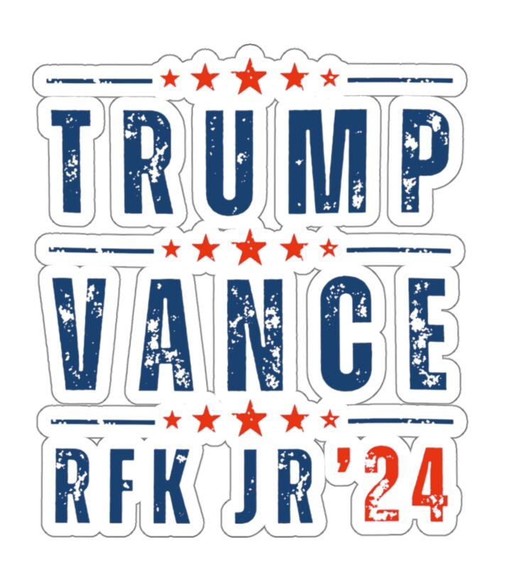 Trump Vance RFK Jr 2024 Stickers