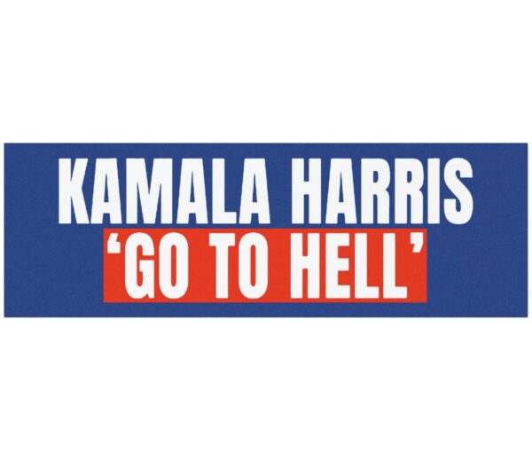 VANCE – Kamala Harris Go to Hell Car Magnets, Sticker