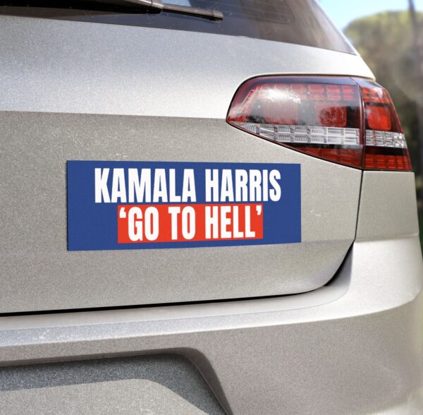 VANCE – Kamala Harris Go to Hell Car Magnets, Sticker US