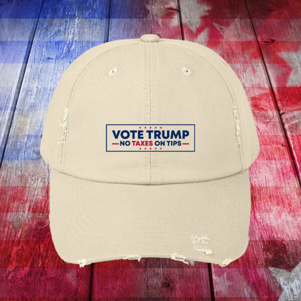 Vote Trump No Taxes On Tips Hat Caps