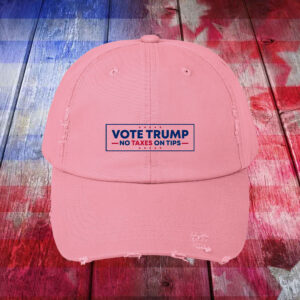 Vote Trump No Taxes On Tips Hat Caps1