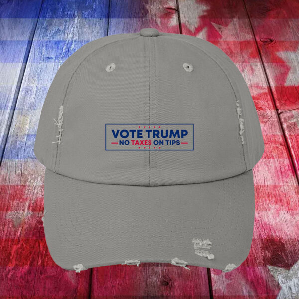 Vote Trump No Taxes On Tips Hat Caps3