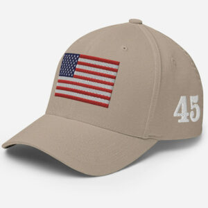 USA Flag 45 47 On The Sides Hat, 45 47 Cap, 45 47 Trump Hat, 45 MAGA Hat, 45 Trump Cap, 45 Cap, 45 Red Hat, Structured Twill Cap Flexfit Hat