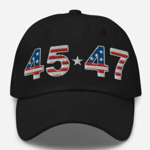 Trump 45 47 Hat, Embroidered Washed Cap, Patriot cap Cotton Cap Dad Hat, Republican Hat, Trump The Felon Embroidered Hat