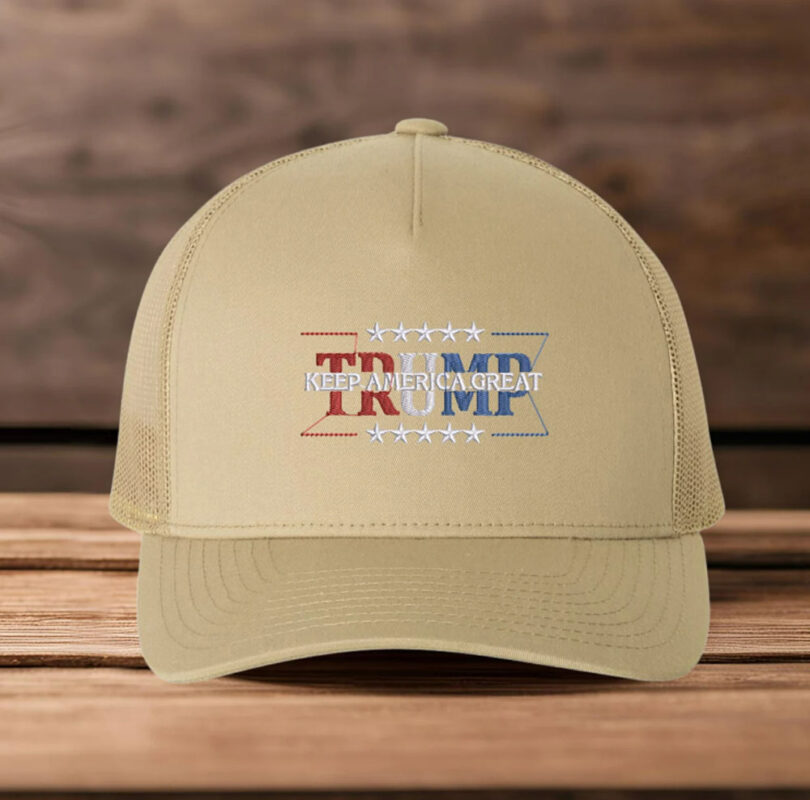 Embroidered Keep America Great Hat, Embroidered Trump Cap, Trump 2024 Trucker Hat, Trump 2024 Hat, Trump Trucker Hat