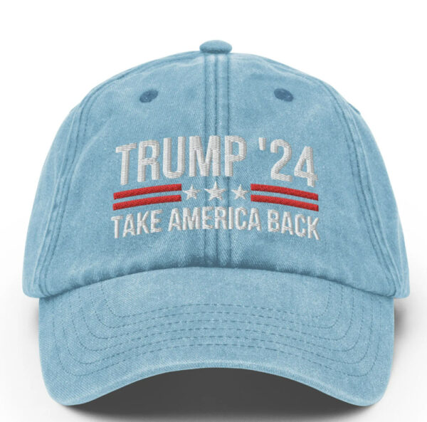 TRUMP 2024 Take America Back Hat, Take America Back Vintage Hat, President Trump Cap, MAGA 2024 Dad Hat, Republican Gift, Conservative Hats