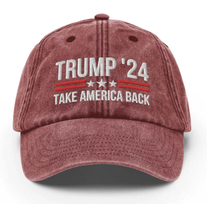 TRUMP 2024 Take America Back Hats, Take America Back Vintage Hat, President Trump Cap, MAGA 2024 Dad Hat, Republican Gift, Conservative Hats