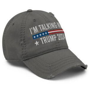 I'm Talking Now Hats Trump 2024 Hat Presidential Debate 2024 Hat Pro Trump Hat Election Hat Embroidered Hat Dad Hats Trump Merch