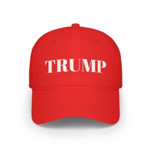 Trump 2024 Red Baseball Cap – Trump Hat, MAGA Adjustable Patriotic Cap, Support and Vote Trump Campaign Hats