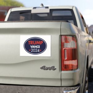 Donald Trump JD Vance President 2024 Car Magnet, Stickers