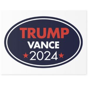 Donald Trump JD Vance President 2024 Yard Sign