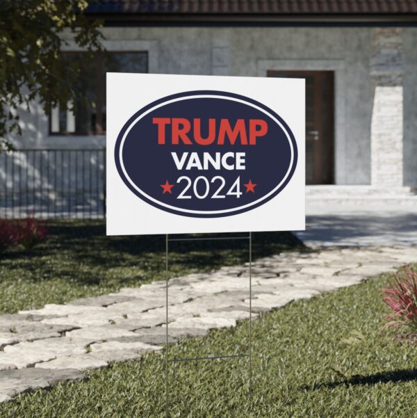 Donald Trump JD Vance President 2024 Yard Sign USA