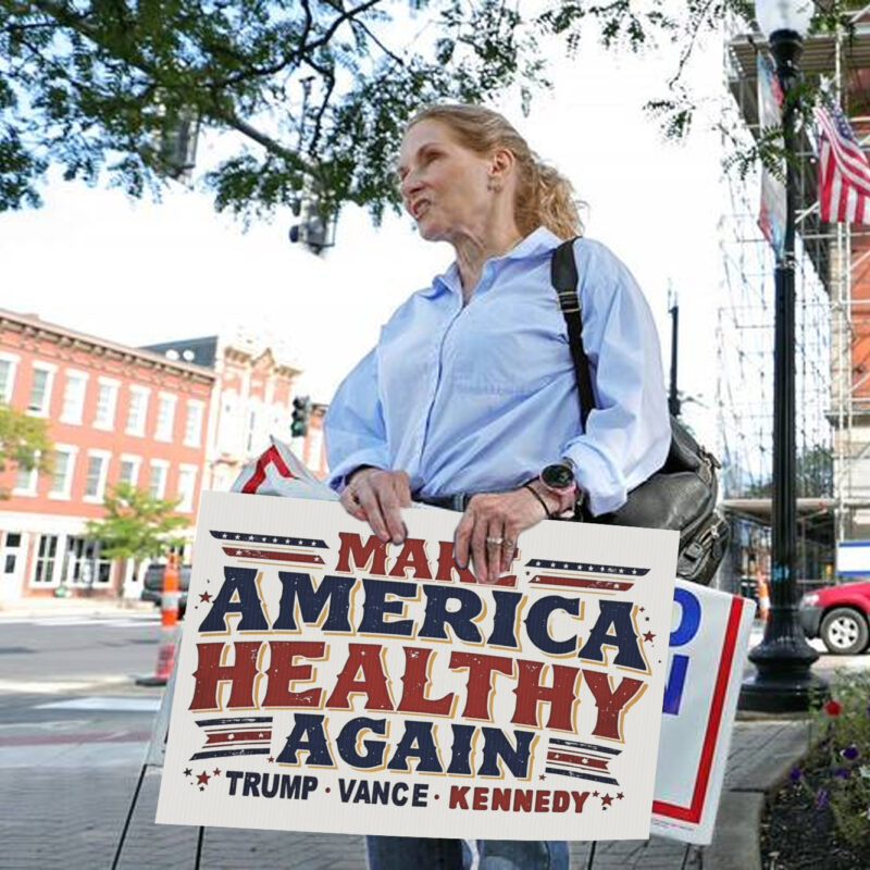 Kennedy RFK Jr Make America Healthy Again Yard Sign US